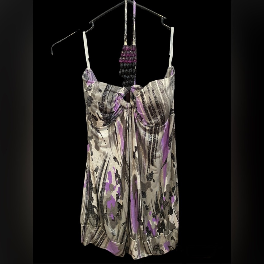 Strapless around the neck Blouse Size Large
